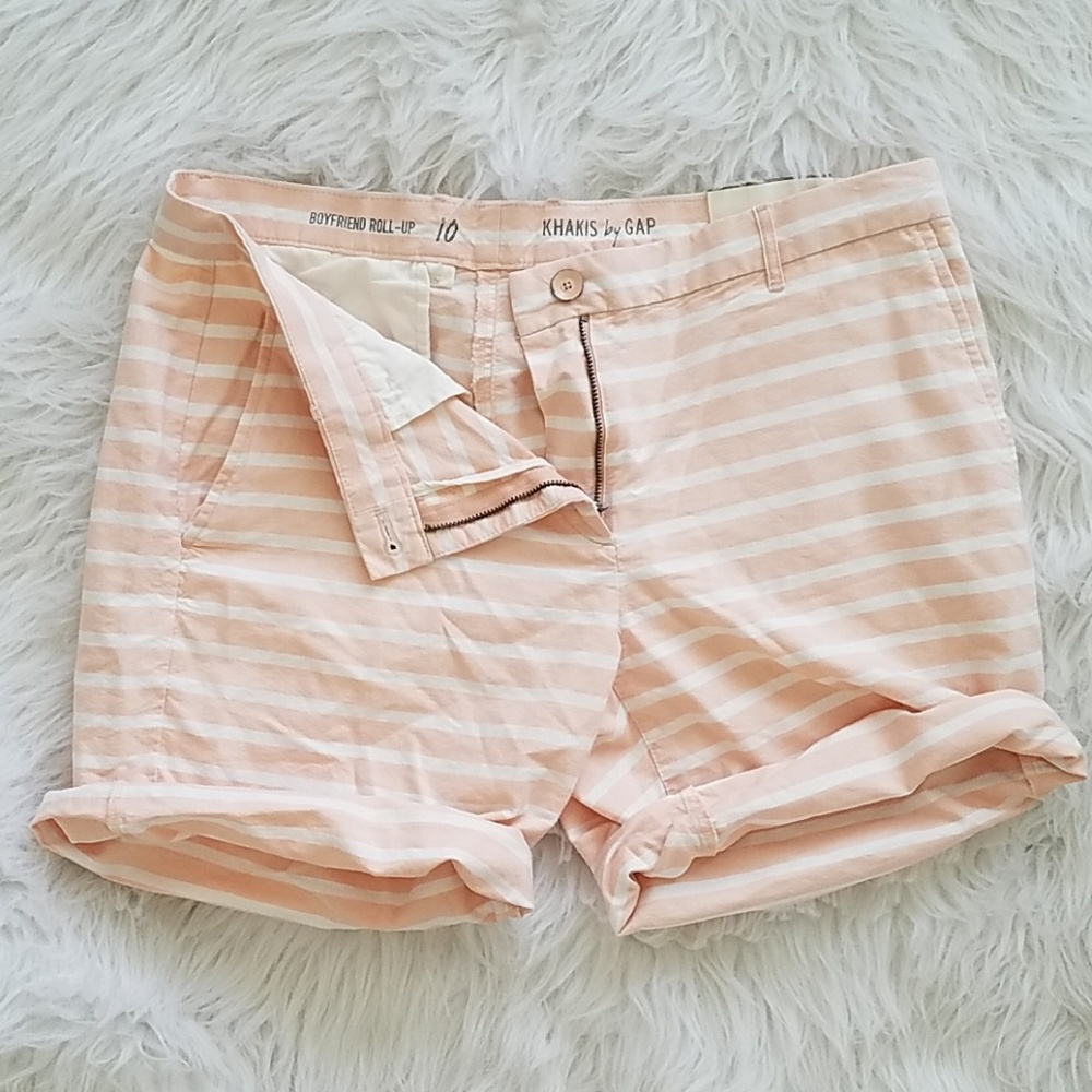 Gap Boyfriend Roll Up Shorts New